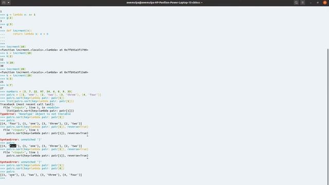 Lambda functions and usage in map, filter and reduce смотреть онлайн