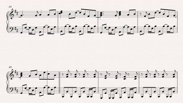 Piano - Kryptonite - 3 Doors Down Sheet Music, Chords, and Vocals смотреть онлайн
