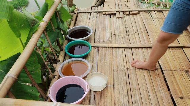 Building a new life Ep.32 | make five-color sticky rice to celebrate new rice | Live with nature смотреть онлайн