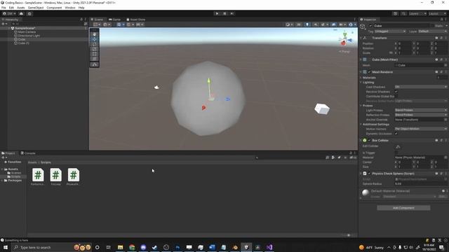 What Exactly is Physics Check Sphere? Unity Tutorial смотреть онлайн