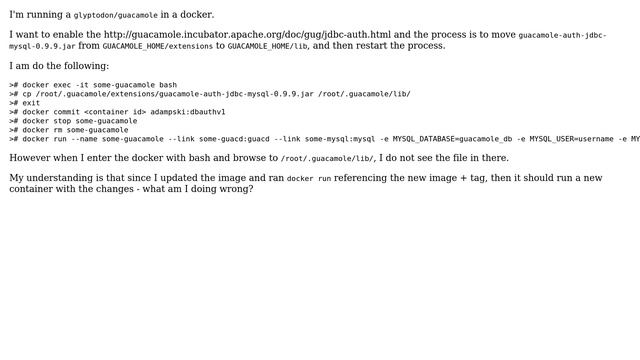 Docker commit not saving files смотреть онлайн
