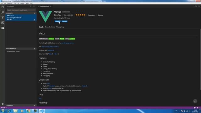 install plugin vetur di vscode смотреть онлайн