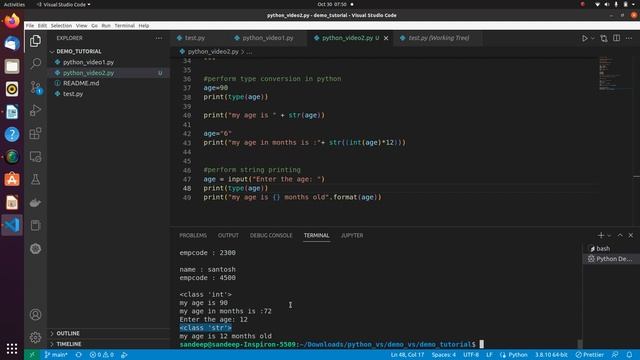 Datatypes in python смотреть онлайн
