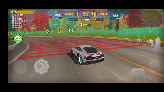 Project Drift 2.0 ||Setting Tandem Audi R8 #driftgame #onlinegames #multiplayer #bycodec #balapmobi