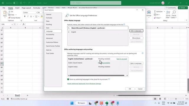How to Change Language in Excel, Word, PowerPoint English to Arabic смотреть онлайн