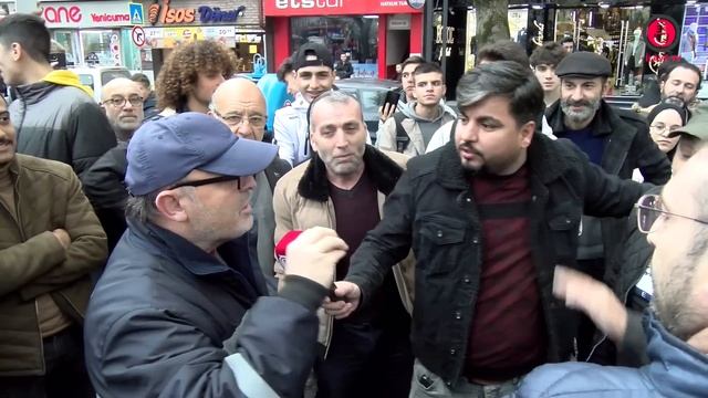 Kocaeli Meydan Fena Karıştı ! AKP'li Abi Siz Eskiyi Bilmezsiniz Deyince Fena Linç Yedi !