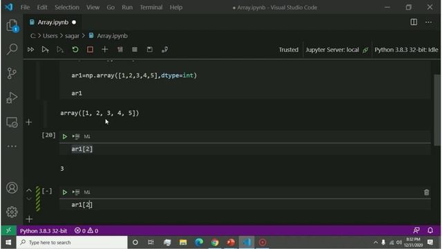 Indexing, Slicing of Numpy Array | Numpy Library | Python Tutorial смотреть онлайн