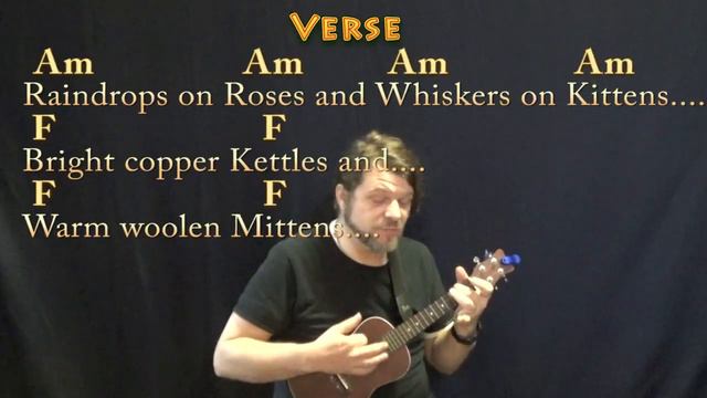 My Favorite Things (The Sound of Music) Ukulele Cover Lesson in Am with Chords/Lyrics смотреть онлайн