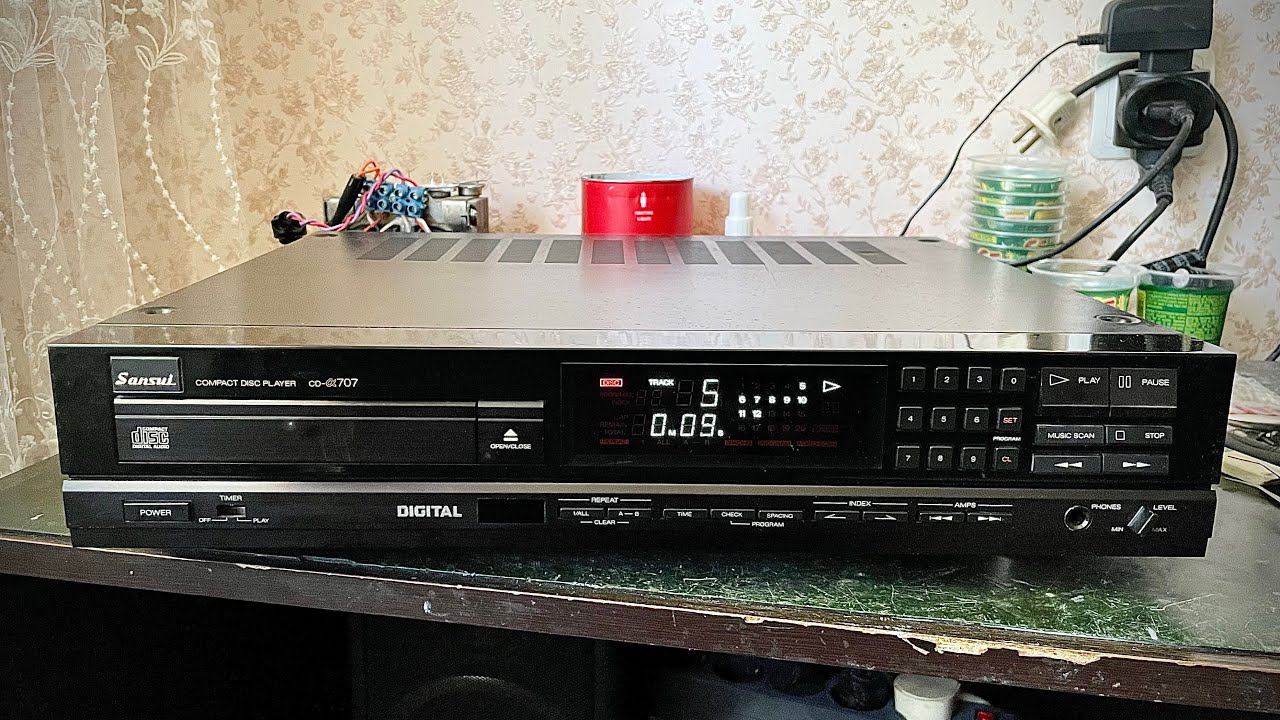Sansui CD-a707 (обзор, профилактика) смотреть онлайн