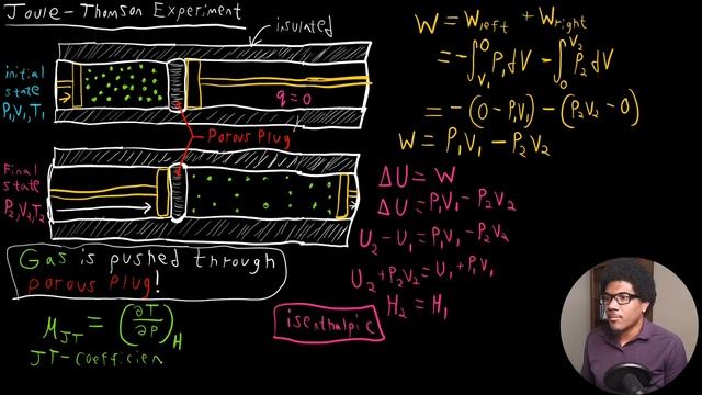 The Joule-Thomson Experiment | Physical Chemistry I | 035 смотреть онлайн
