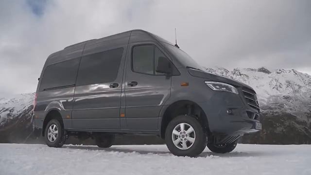 2019 Mercedes Sprinter 319 CDI 4x4 OFF ROAD test drive in The Alps !! смотреть онлайн