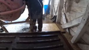 Заливка плит для щелевого пола, своими руками