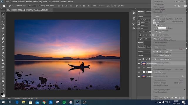 YAZI İÇİNE RESİM EKLEME ⚡PHOTOSHOP YAZI EFEKTİ смотреть онлайн