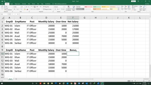 Microsoft Excel 2019 Functions and Formulas | Day 2 | Practical Working on Plus Operation смотреть онлайн