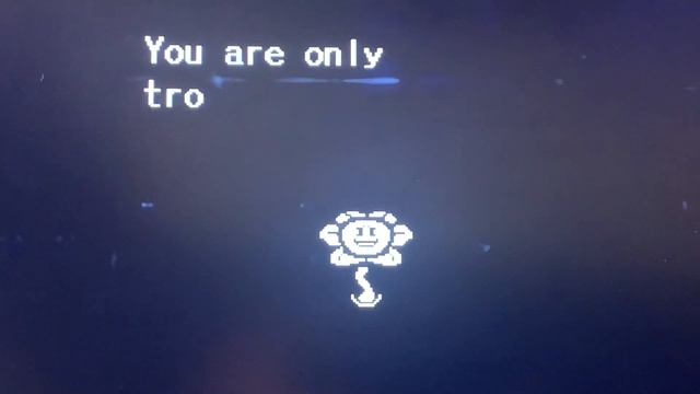 Undertale - Flowey Dialogue if you do a neutral route and then kill Asgore on a pacifistic neutral. смотреть онлайн