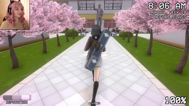 Устранила всех соперниц в Яндере симулятор 1980 / Yandere Simulator 1980 смотреть онлайн