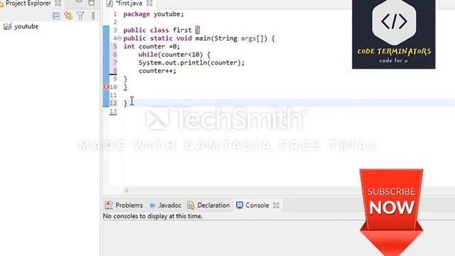 Java programming tutorial 13 While loop смотреть онлайн