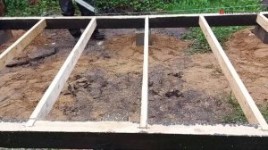 Блочный фундамент для готовой бани из бруса