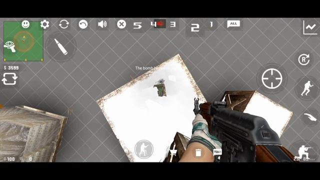 Counter Strike Source Android: CSMOS/CSSO clone for Android ( trying de_csso_pimon, no bots ) смотреть онлайн