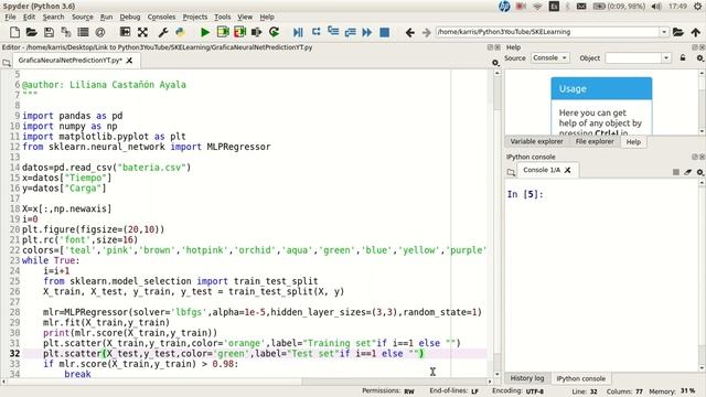 Graficar iteraciones | SciKitLearn | Redes neuronales| Machine Learning| Python | ¡Muy básico! смотреть онлайн