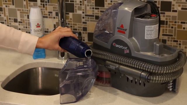 Filling Tanks SpotBot Pet carpet cleaner instruction смотреть онлайн
