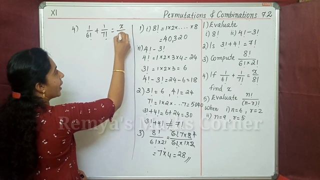 Exercise 7.2 Permutation and Factorial Notation Part 3 Plus One Maths Chapter 7 Malayalam/English смотреть онлайн
