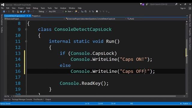 console detect caps lock in c# смотреть онлайн