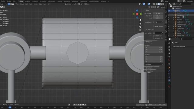 Как сделать круг в обьекте в Blender смотреть онлайн