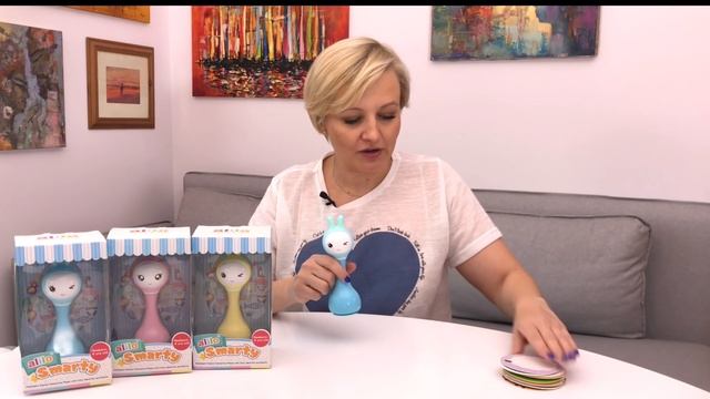 Alilo Smarty Bunny - Inteligentna grzechotka i cyfrowy odtwarzacz muzyki z identyfikatorem kolorów смотреть онлайн