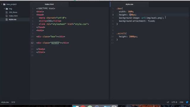 CSS. Урок 6. background-attachment смотреть онлайн