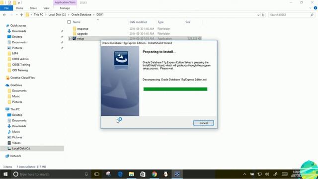 How to Install Oracle Database 11g on Windows 10 смотреть онлайн