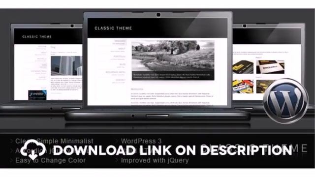 Classic Theme - Simple Clean Minimalist WordPress Free Download смотреть онлайн