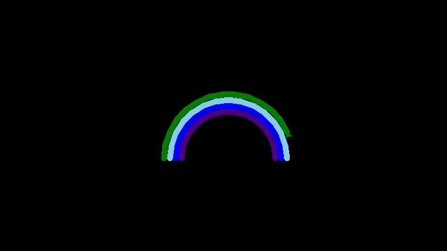Draw Rainbow using Turtle Graphics in Python #python смотреть онлайн