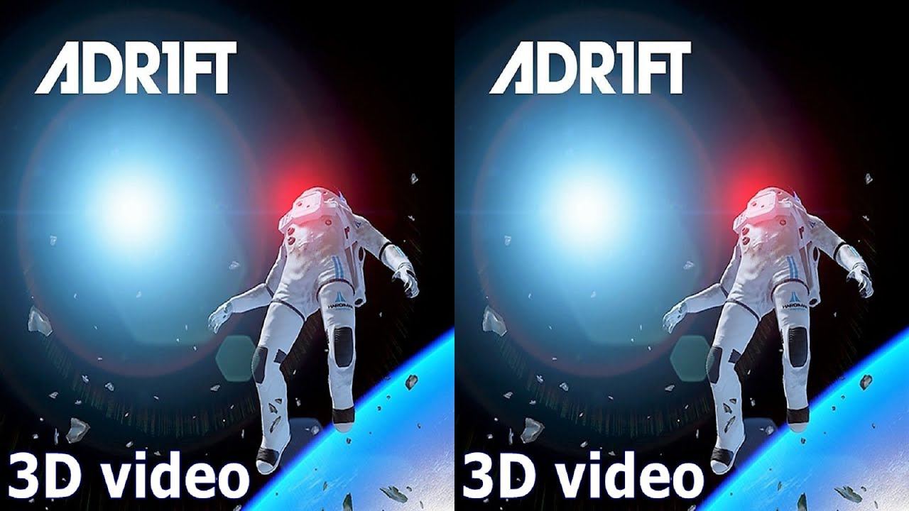 ADR1FT 3D VR video 3D SBS VR box google cardboard смотреть онлайн