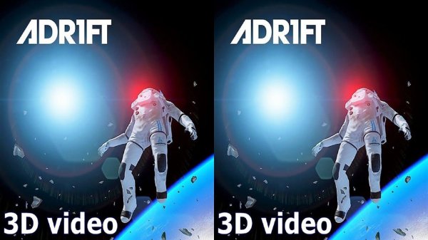 ADR1FT 3D VR video 3D SBS VR box google cardboard