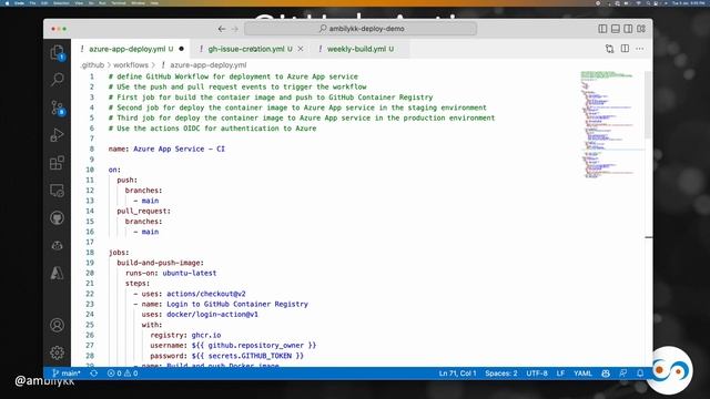 Authoring GitHub Actions using GitHub Copilot смотреть онлайн