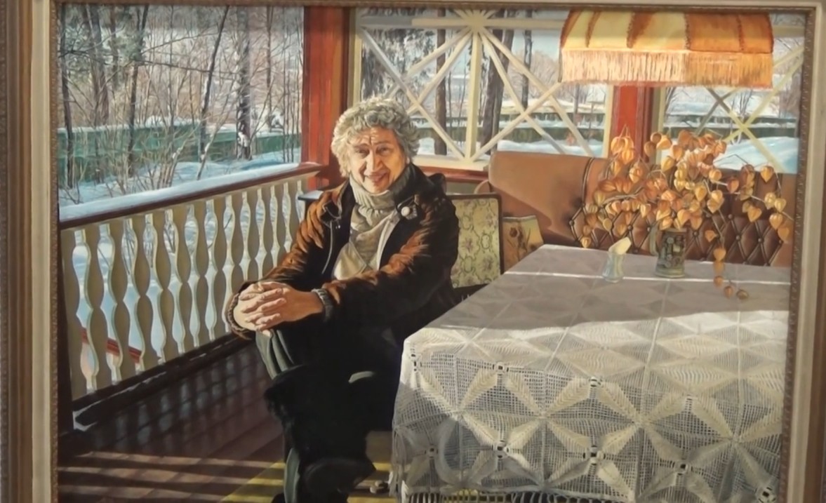 Экскурсия "В музее-квартире И.И. Бродского", выставка живописи Александра Алира. смотреть онлайн