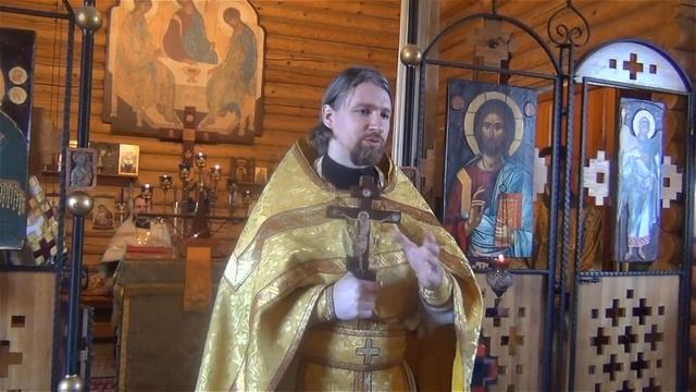 Проповедь иерея Антония в неделю памяти прп. Марии Египетской на Воскресной Литургии 18.04.2021г. смотреть онлайн