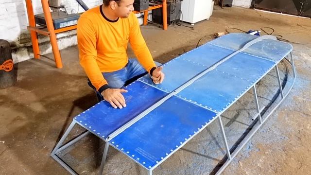 Barco caseiro ,fabricação econômica (parte 3). смотреть онлайн