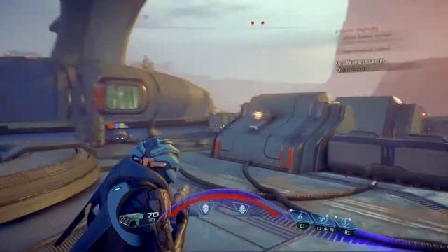 Overpowered flamethrowing vanguard. Mass Effect: Andromeda. xD смотреть онлайн