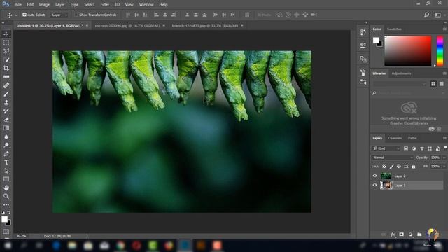 Photoshop-16- Working with layers part 1 смотреть онлайн