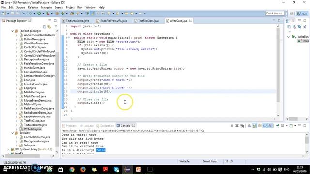 Text I/O in Java смотреть онлайн