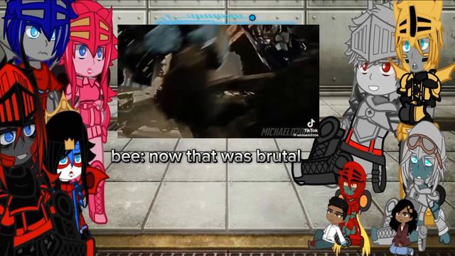 Earth spark react to Bayverse Optimus (+plus Megatron) смотреть онлайн