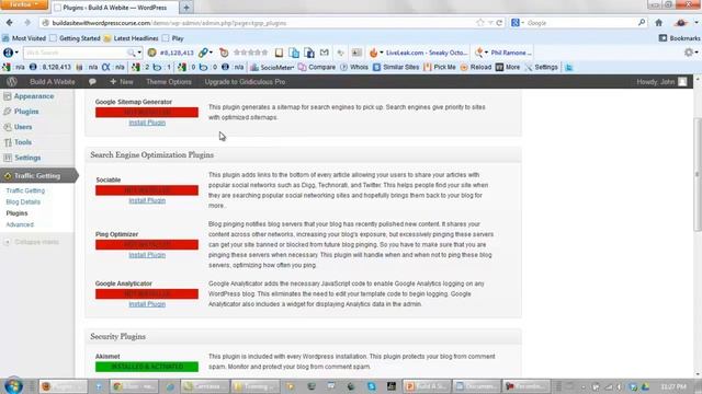 How To Build A Website From Scratch Part 4 - Installing WordPress Plugins смотреть онлайн