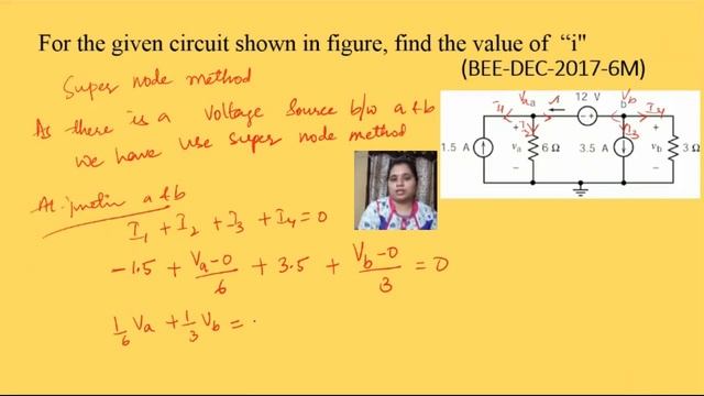 SUPER NODE METHOD OF SOLVING DC CIRCUITS смотреть онлайн