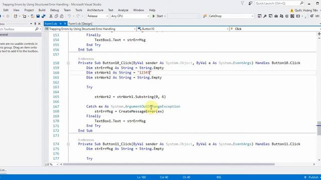 Trapping Errors by Using Structured Error Handling смотреть онлайн