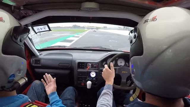 Peugeot 106 GTI turbo. 2 laps of silverstone смотреть онлайн