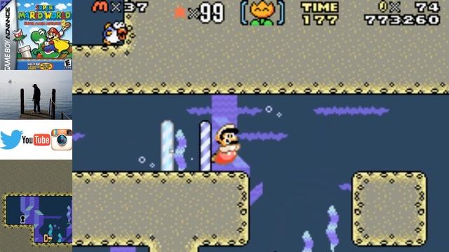 How to get the Blue Switch in Super Mario World: Super Mario Advance 2 смотреть онлайн