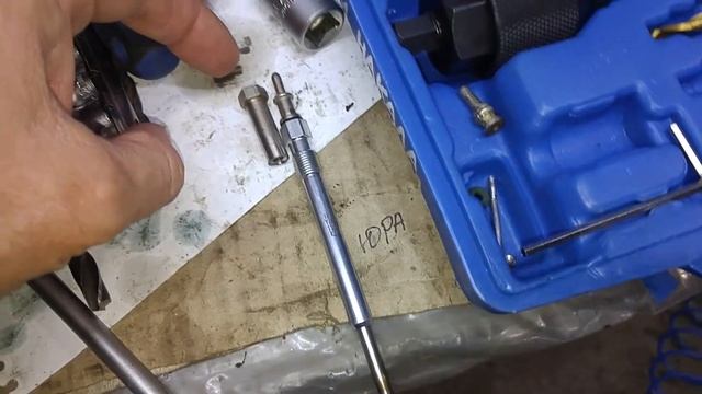 Удаление свечи накала SsangYong Kyron