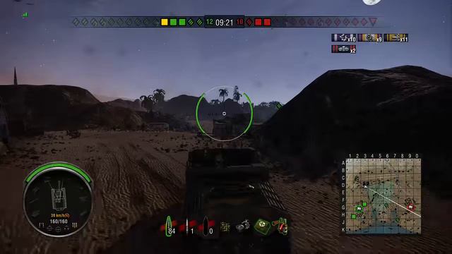 WOT, Ace Tanker, USA Sexton 1, Airfield смотреть онлайн